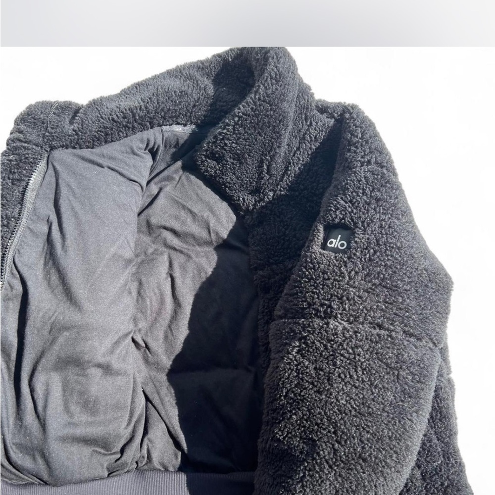 ALO Yoga Black Fleece Jacket XS